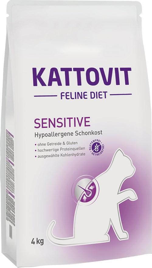 Kattemad tørfoder Kattovit Feline Diet Sensitive 4 kg – voksen kat billede