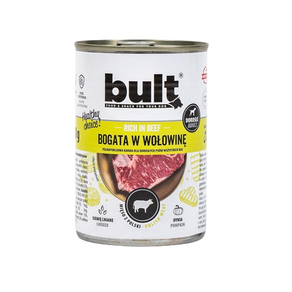Vådfoder til hund – bult Rich in Beef, 400 g billede