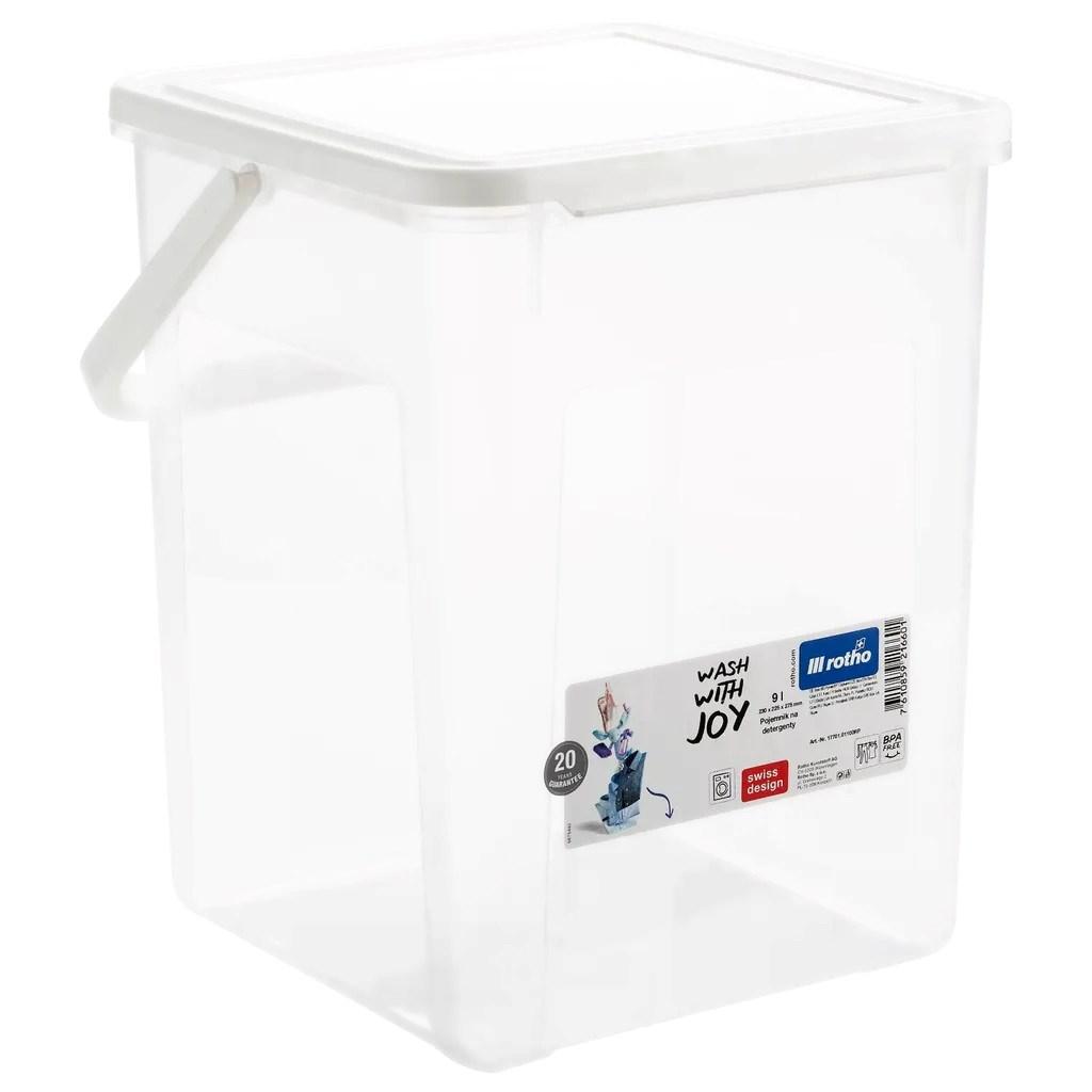 Foderbeholder 9 l - Rotho Basic, med låg billede