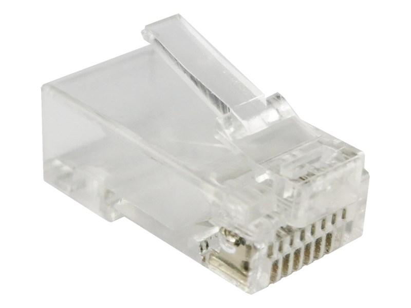 RJ45 stik Cat6 U/UTP – Alantec WT117, transparent billede