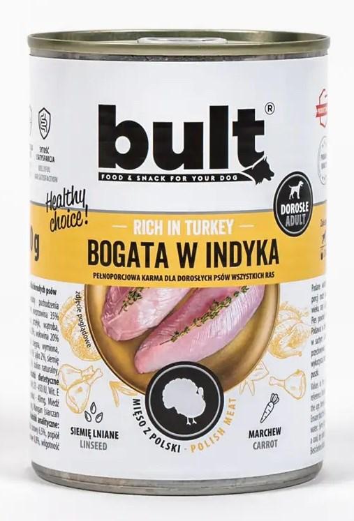 Hundefoder vådfoder bult med kalkun – 800 g billede
