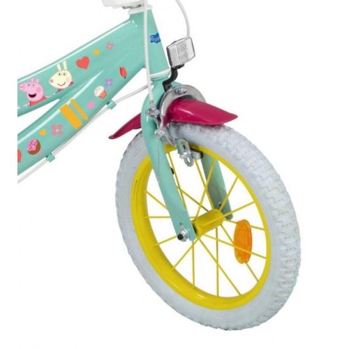 Børnecykel 14" TOIMSA Peppa Pig – grøn