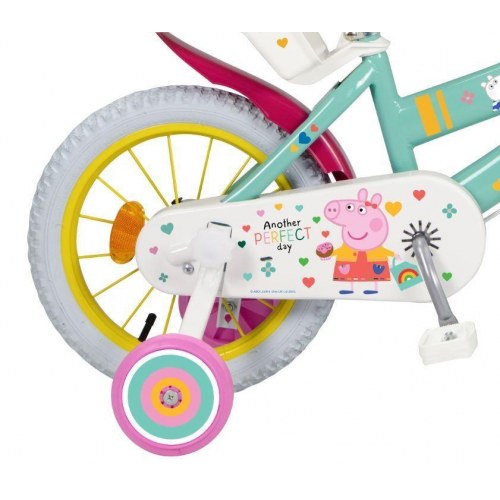 Børnecykel 14" TOIMSA Peppa Pig – grøn