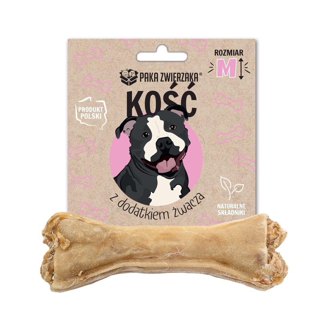 Hundegodbid – PAKA ZWIERZAKA ben med kallun, M 12 cm, 55 g billede