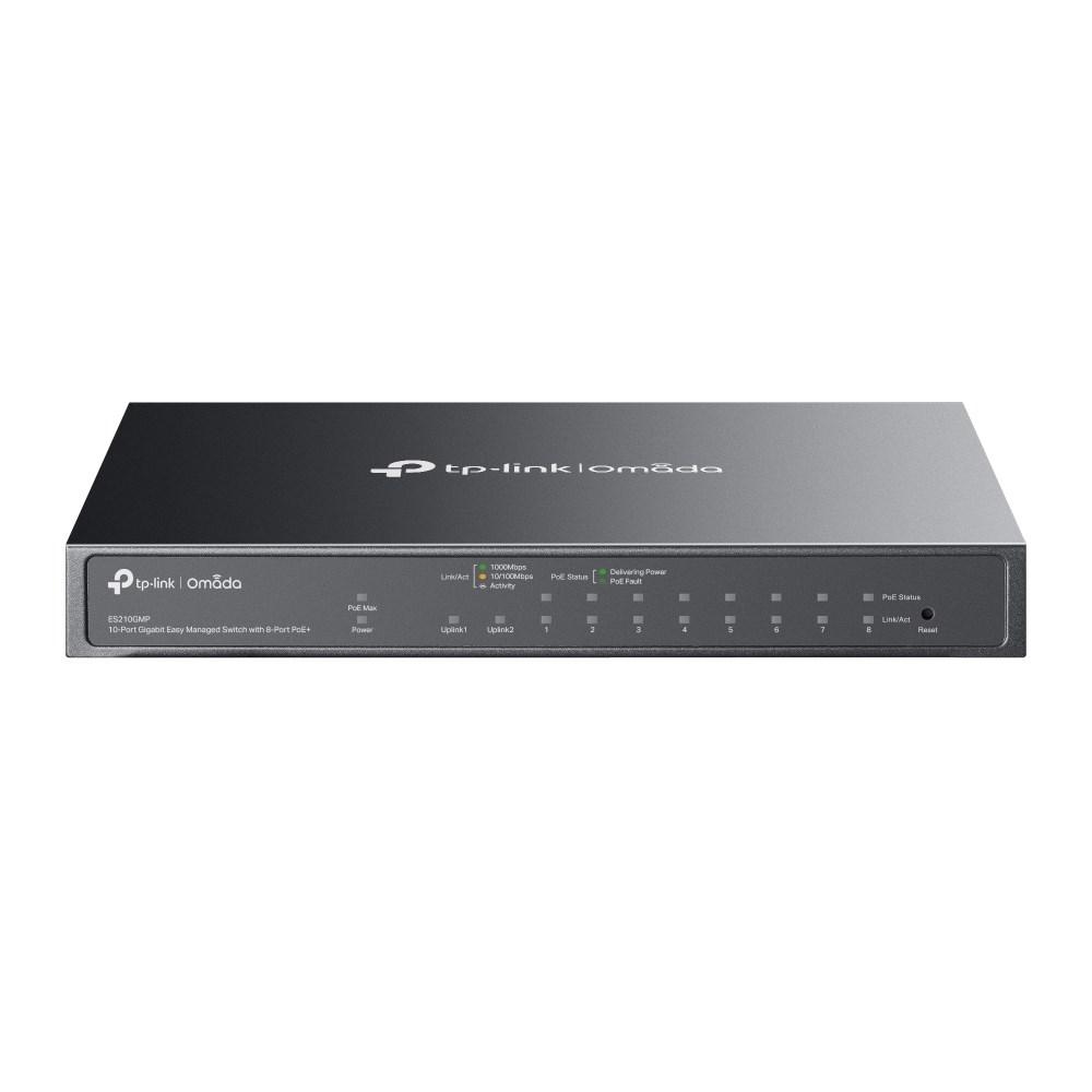 Netværksswitch TP-Link Omada 10-port Gigabit med 8x PoE+ billede