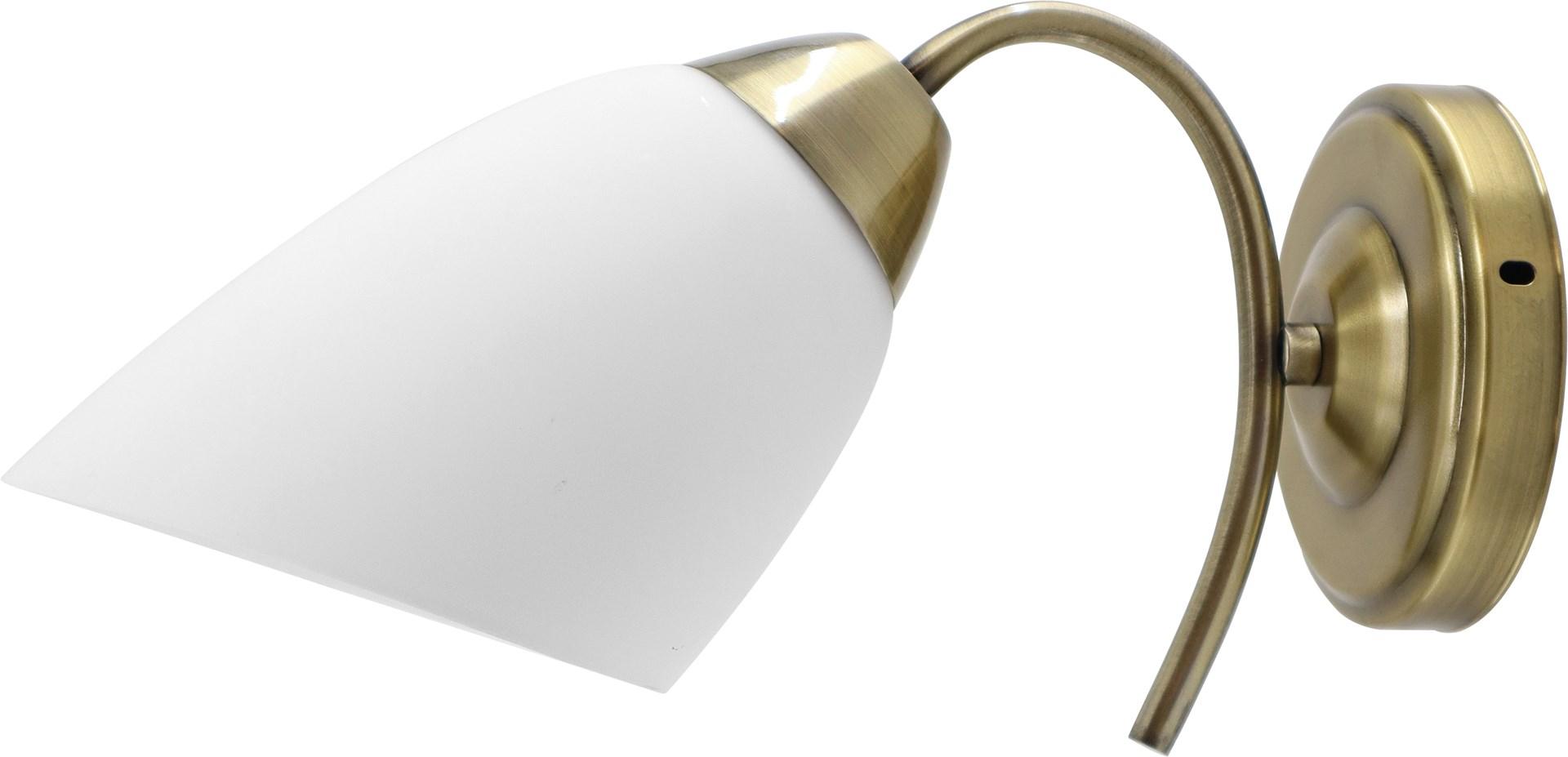 Væglampe E27 - Activejet Nikita Patina, 1-flamme, IP20 billede