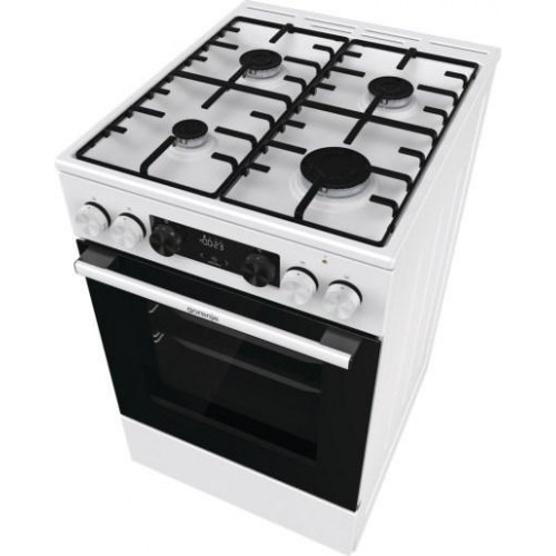 Komfur med gaskogeplade Gorenje GK5C42WH – hvid, fritstående