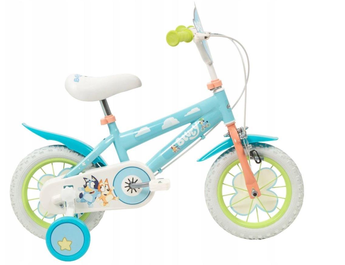 Børnecykel 12" TOIMSA Bluey - blå og lime billede