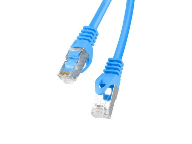 Netværkskabel Cat6 Lanberg 1 m - F/UTP, blå billede