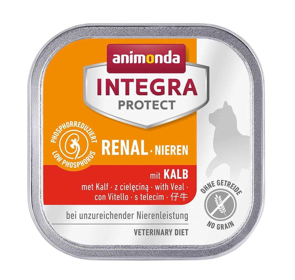 Vådfoder til kat – Animonda Integra Protect Renal Kalv 100 g billede