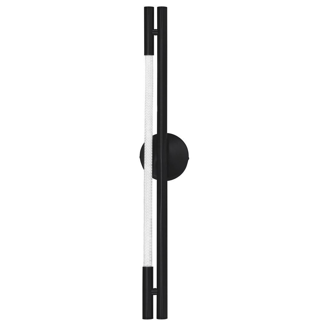 LED væglampe Activejet Charlie 4000 K - sort, IP20 billede
