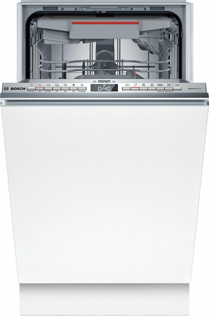 Opvaskemaskine integrerbar Bosch Serie 4 SPV4EMX25E, 45 cm, 10 kuverter, energiklasse C billede
