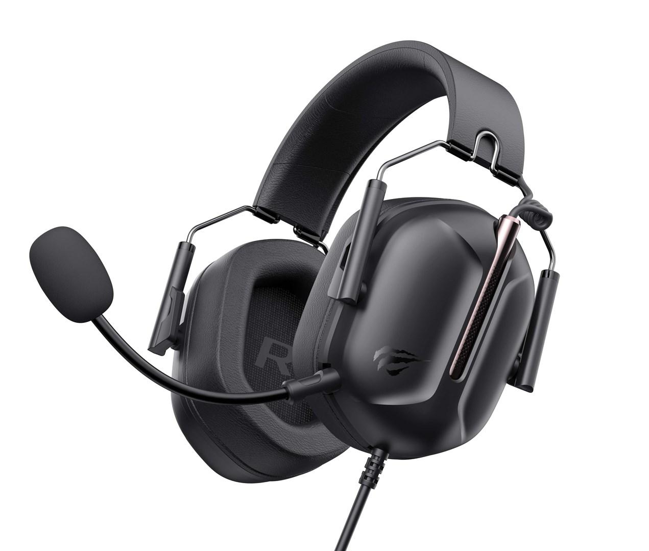 Gaming headset Havit H2033D - sort, kablet & trådløst billede