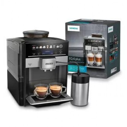 Kaffemaskine fuldautomatisk - Siemens EQ.6 Plus TE658209RW, 1,7 l espresso