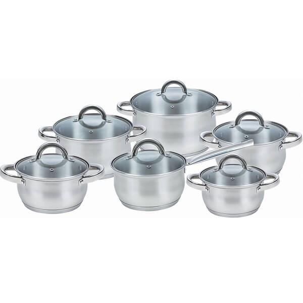Grydesæt 12 dele Maestro MR-2120-12 i rustfrit stål billede