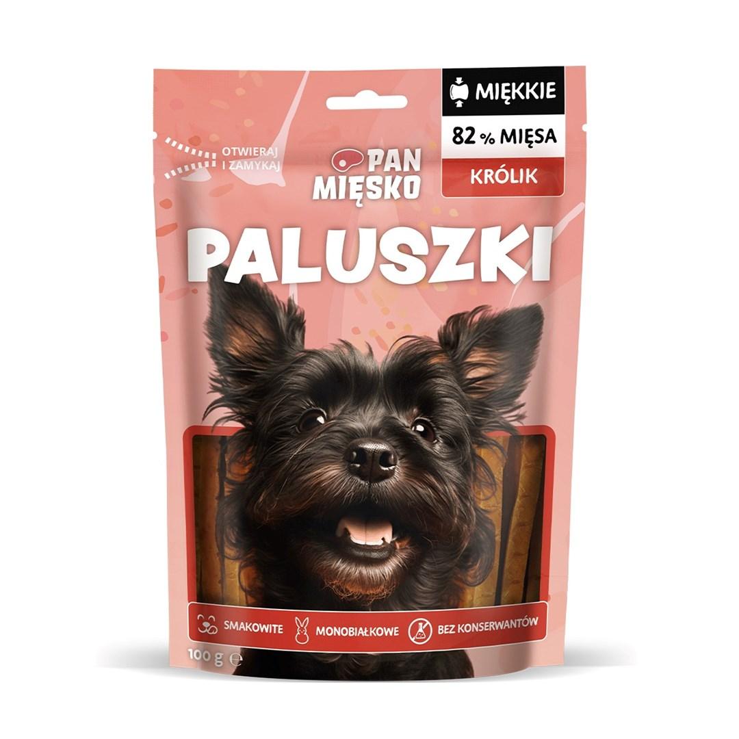 Hundegodbidder – PAN MIĘSKO Sticks, Kanin, 100 g billede
