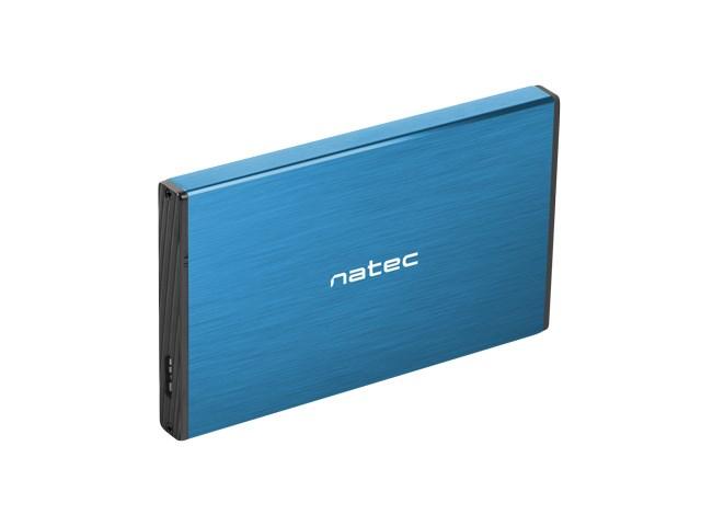 Eksternt harddiskkabinet 2,5" - NATEC Rhino Go, USB 3.0, blå billede