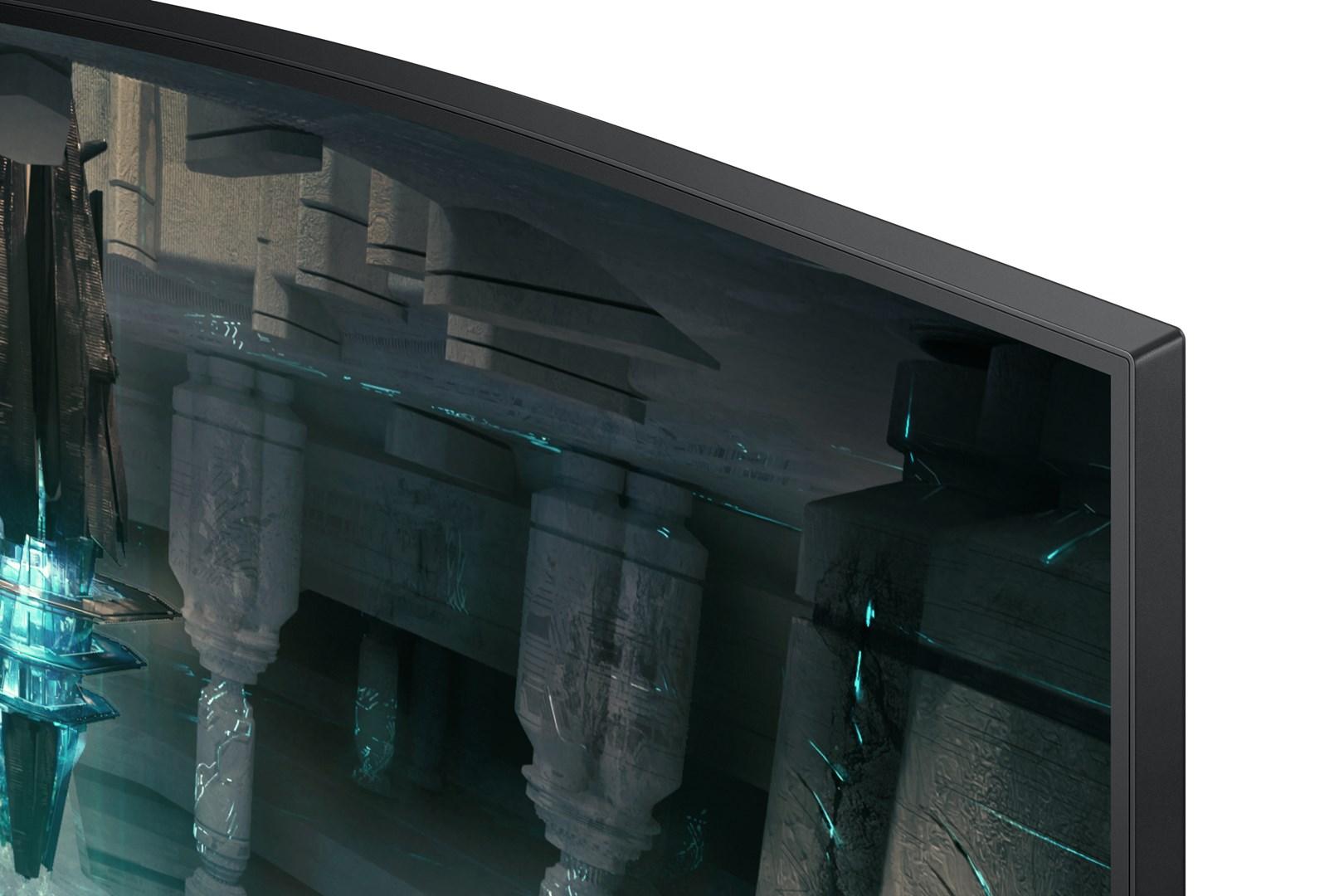 Skærm til gaming Samsung G65B 32" QHD 240 Hz buet - sort