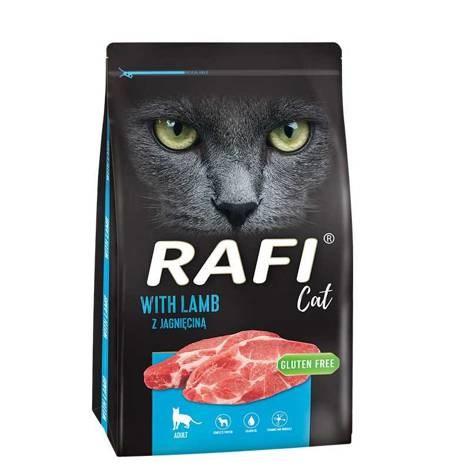 Kattemad tÃ¸rfoder - Dolina Noteci Rafi med lam, 7 kg billede