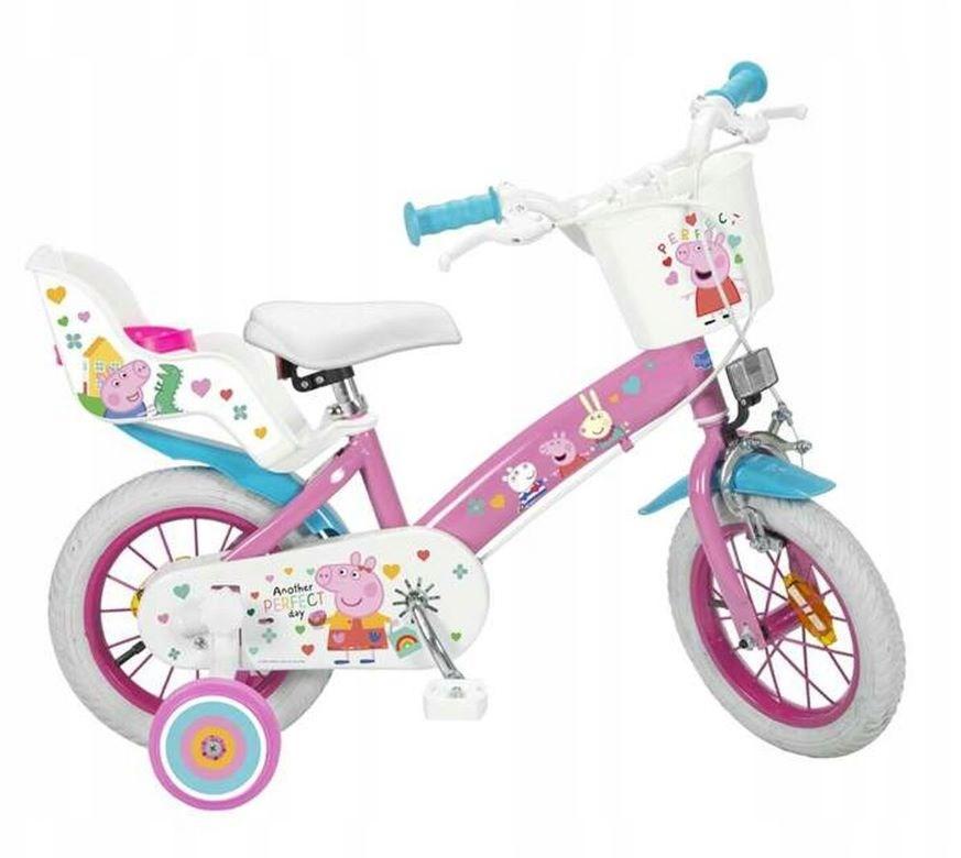 Børnecykel 12" TOIMSA - Peppa Pig, pink billede