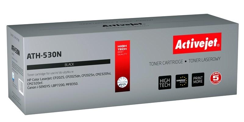 Toner sort Activejet ATH-530N – kompatibel med HP 304A CC530A / Canon CRG-718B, 3.500 sider billede