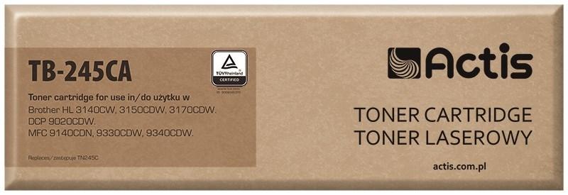 Toner til Brother – Actis TB-245CA, cyan, standard, 2.200 sider (erstatter TN-245C) billede