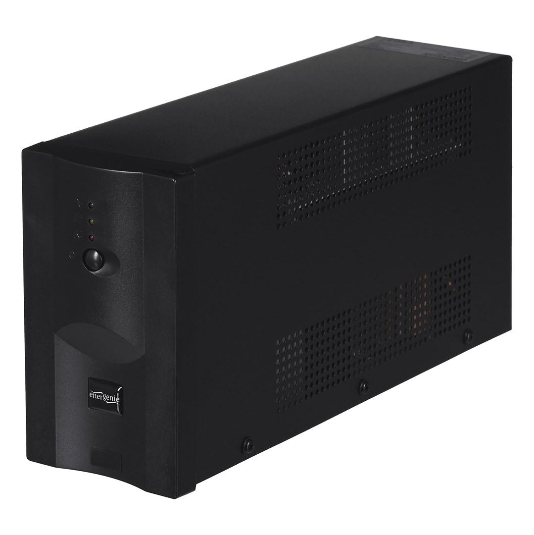 UPS nødstrømsforsyning - Energenie 0,65 kVA (390 W), Line‑Interactive, 3 x C13/C14 billede