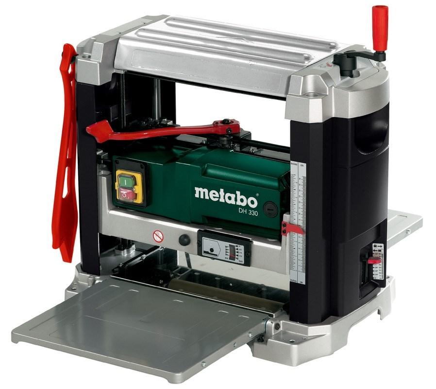 Elhøvl/tykkelseshøvl Metabo DH 330 - 1.800 W, 9.800 o/min, sølv/grøn/sort billede