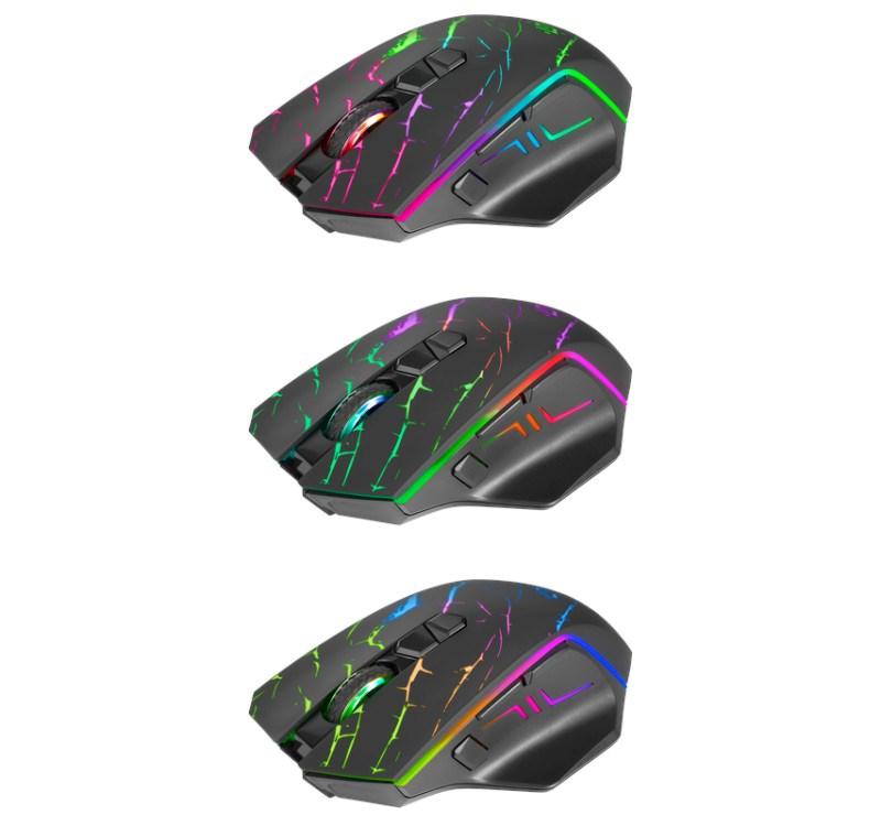 Trådløs gaming mus Defender GM-503 Uran RGB 3.200 DPI (8 knapper) billede