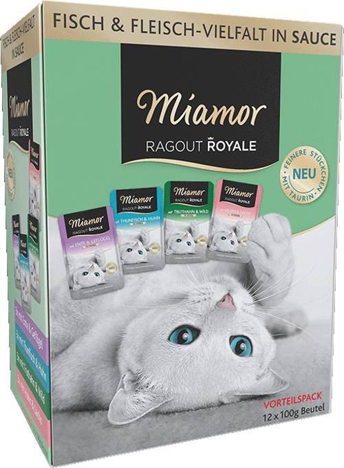 Vådfoder til kat – Miamor Ragout Royale Adult Mix i sauce, 12×100 g billede
