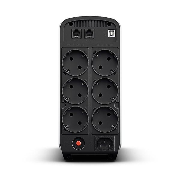 UPS strømforsyning – CyberPower CP900EPFCLCD 0,9 kVA / 540 W, 6 Schuko billede