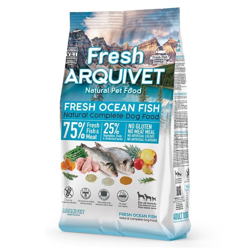 Hundefoder tørfoder ARQUIVET Fresh Ocean Fish 2,5 kg billede