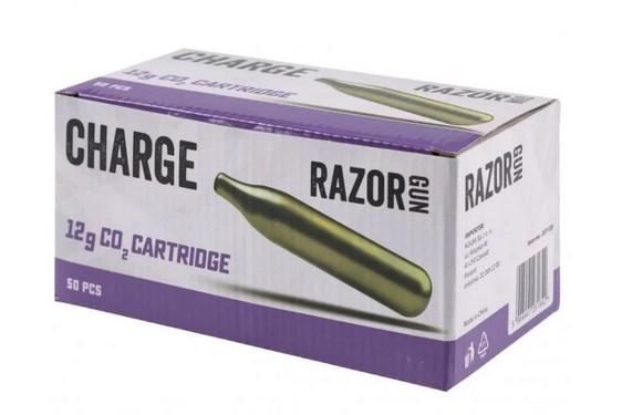 CO2 patroner 12 g - RazorGun, 50 stk. billede