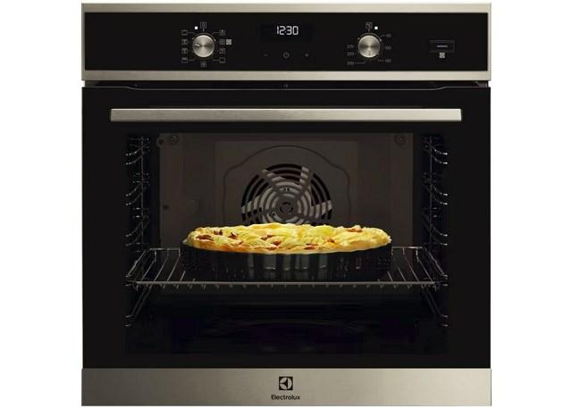 Indbygningsovn Electrolux EOD5F71X med katalytisk rengøring, 72 l billede