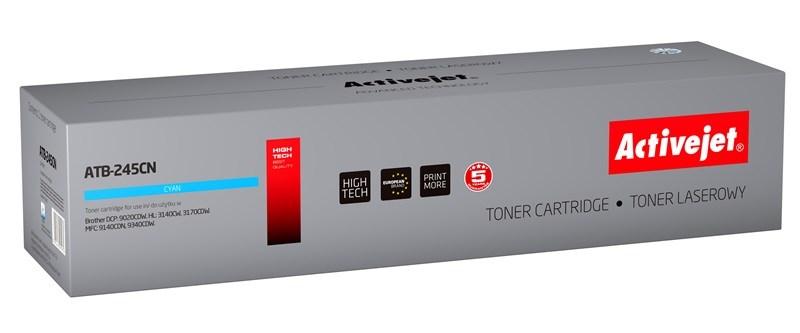 Toner til laser - Activejet ATB-245CN cyan (erstatter Brother TN-245C, Supreme, 2.200 sider) billede