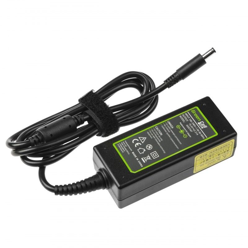 Strømforsyning til bærbar – Green Cell 45 W, 19,5 V, sort (til Dell) billede