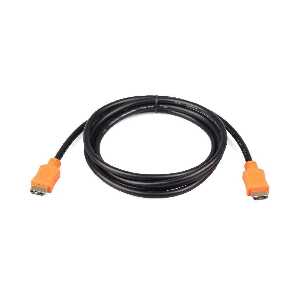 HDMI-kabel 3 m - Gembird, HDMI Type A, sort/orange billede