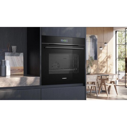 Indbygningsovn Siemens iQ700 71 l - sort, 3.600 W