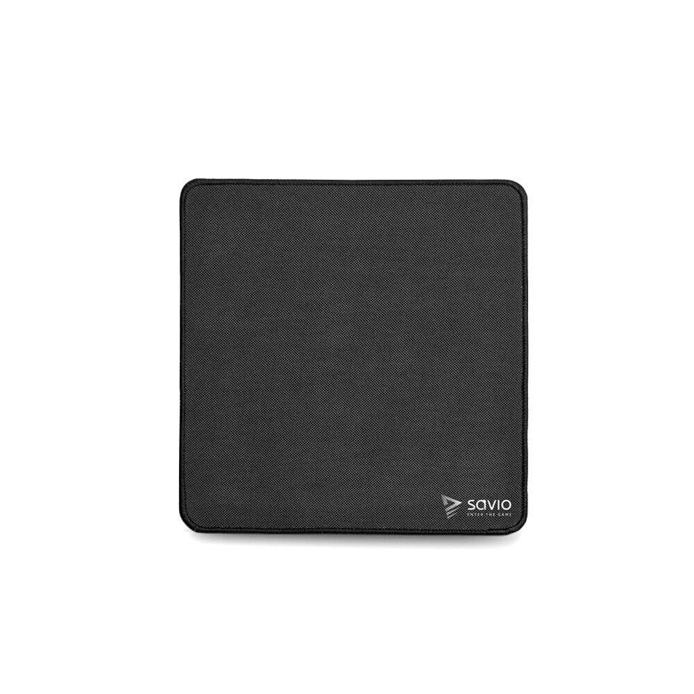 Musemåtte gaming – Savio Black Edition Precision Control S, 25×25 cm, sort billede