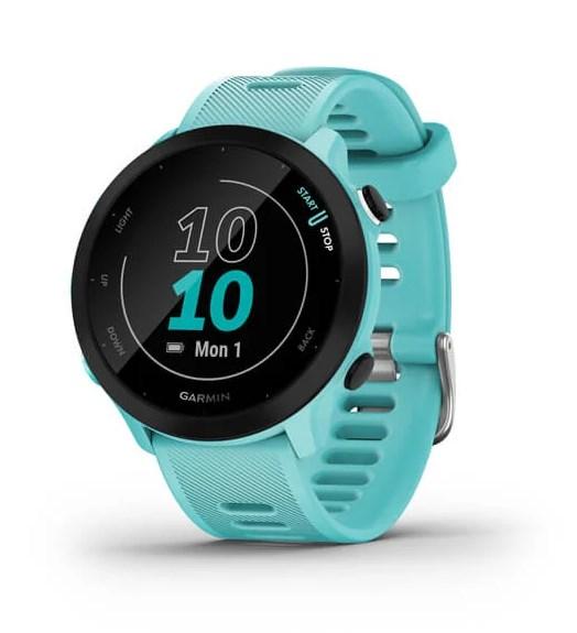 Sportsur Garmin Forerunner 55 - 42 mm, turkis/sort, GPS