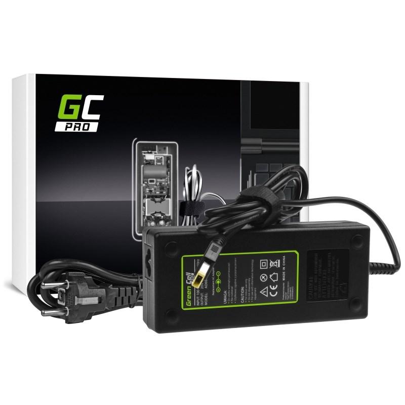 Strømforsyning til bærbar - Green Cell AD68P 135 W (20 V) - sort billede