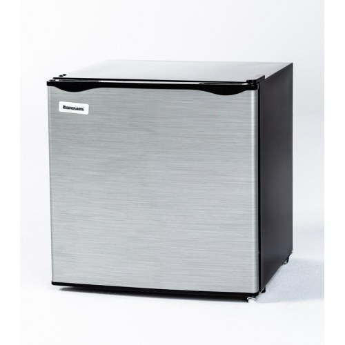 Fritstående køleskab med fryser Ravanson LKK-50ES, inox
