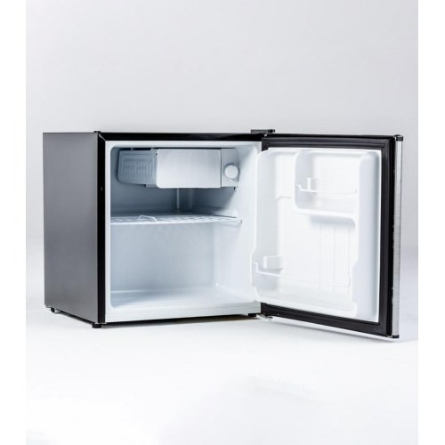 Fritstående køleskab med fryser Ravanson LKK-50ES, inox