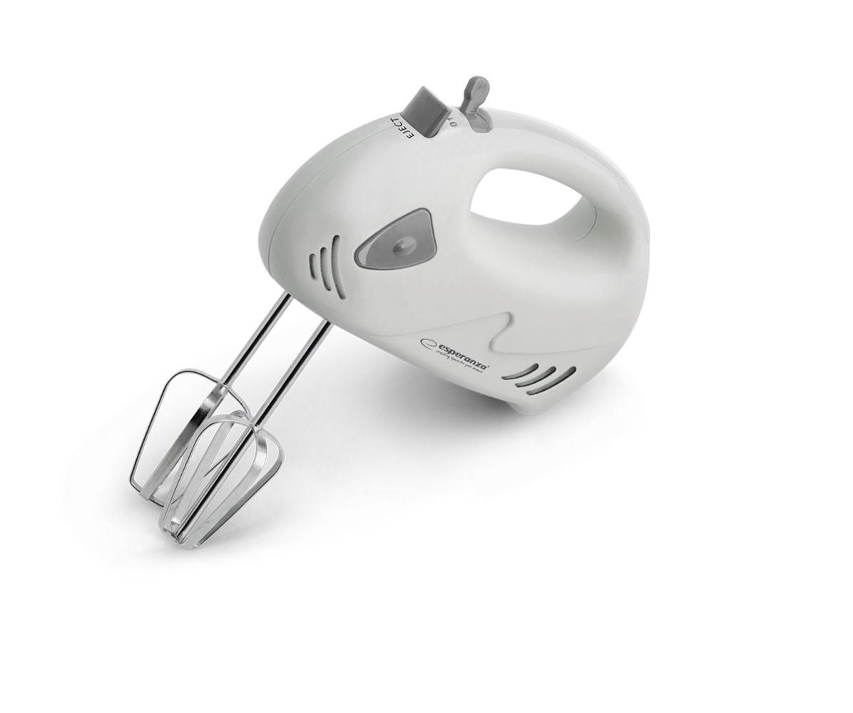Håndmixer – Esperanza EKM007WE, grå/hvid, 150 W billede