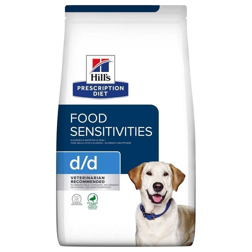 Hundefoder Hill's Prescription Diet d/d Food Sensitivities, and & ris – tørfoder – 4 kg billede