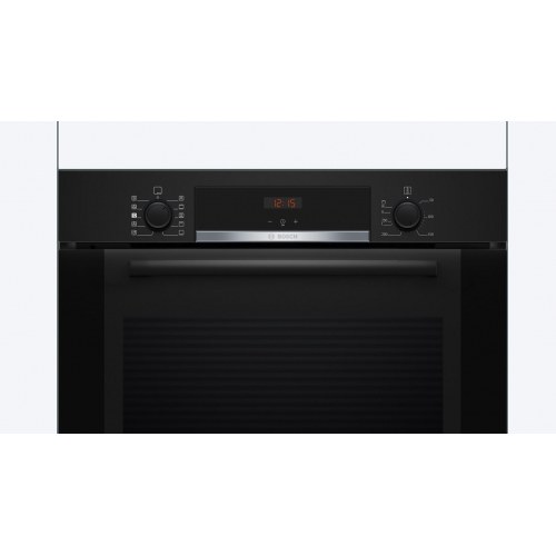 Indbygningsovn Bosch Serie 4 HQA334EB3 - 71 l, 3.400 W, sort