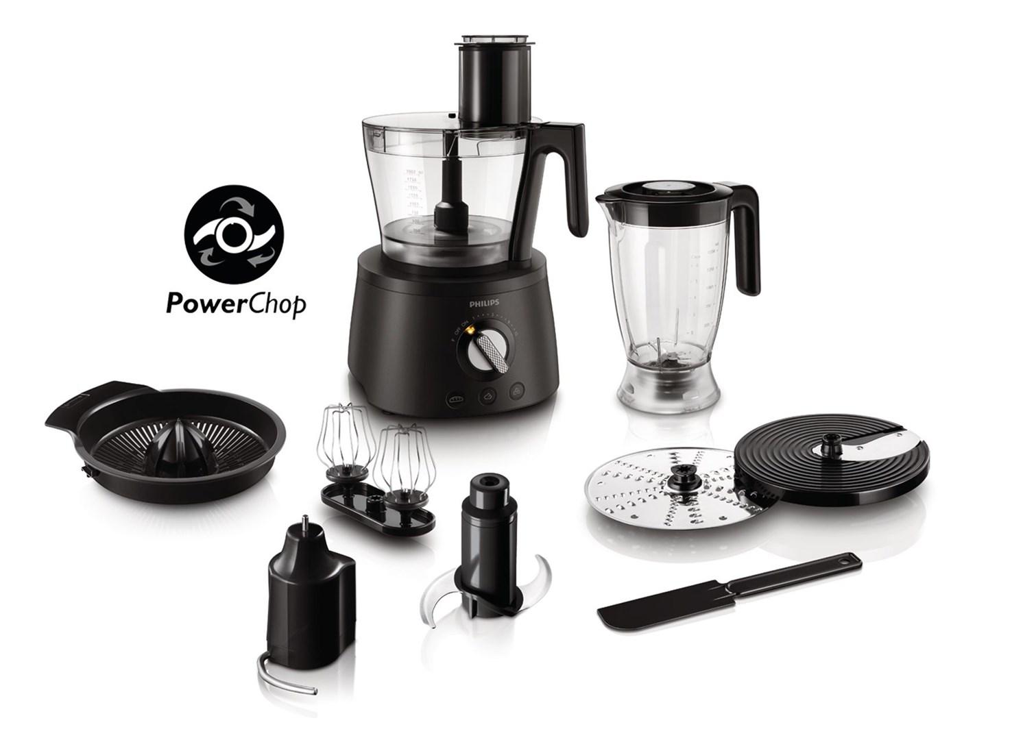 Philips HR7776/90 Foodprocessor 1300 W Kompakt 3-i-1-design 3,4 L skål