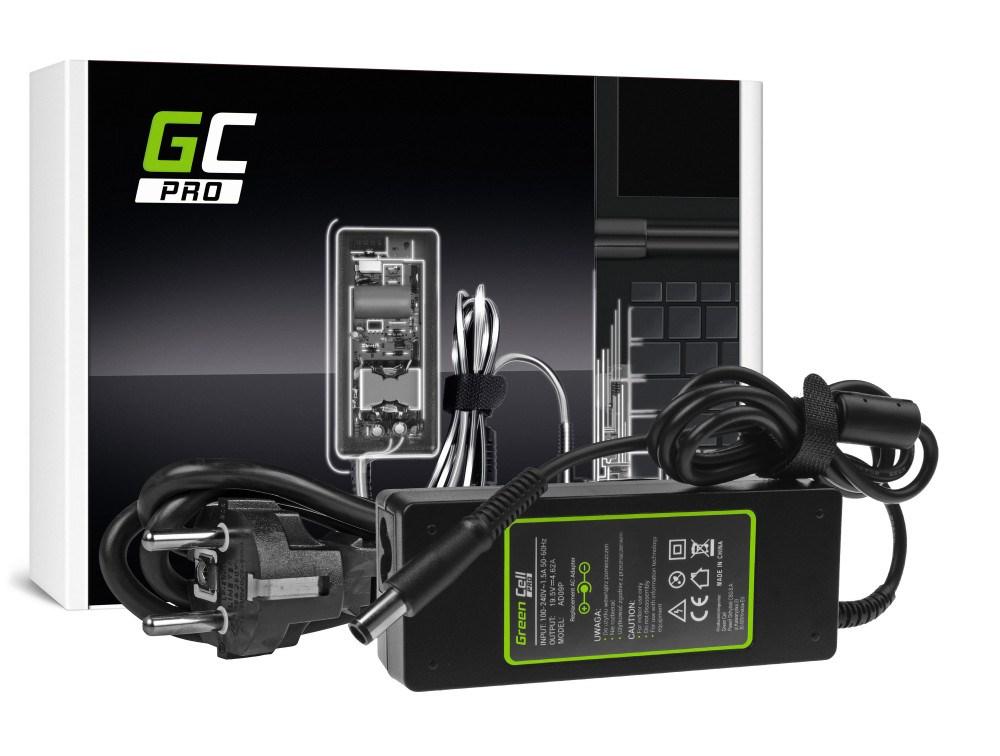 Strømforsyning til bærbar – Green Cell til Dell 19,5 V 3,34 A 65 W (7,4 mm / 5,0 mm) billede