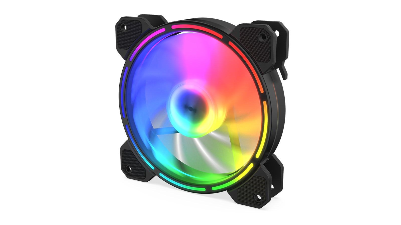 Kabinetventilator 120 mm – KRUX LUNAR 120 ARGB billede