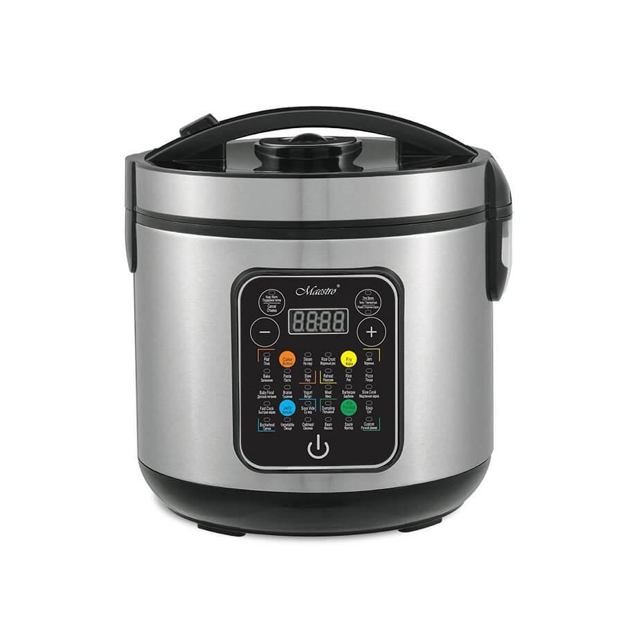 Multicooker 5 l - Maestro MR-794, 900 W, sort/satin stål billede